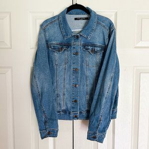 Women's Max Jeans Jean Jacket - Blue XL